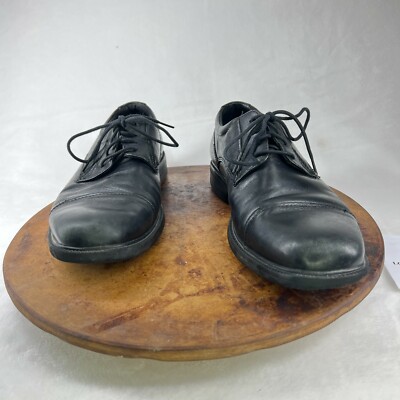 Bostonian Black Leather Men display picture 3