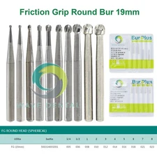 Wave Dental Carbide Round Burs Friction Grip FG 1/4 1/2 2 3 4 6 8 For High Speed