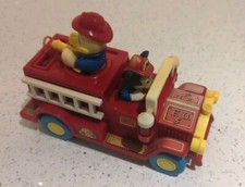 VINTAGE 1980s ILLCO DISNEY Mickey Moue Donald Duck FIRE TRUCK