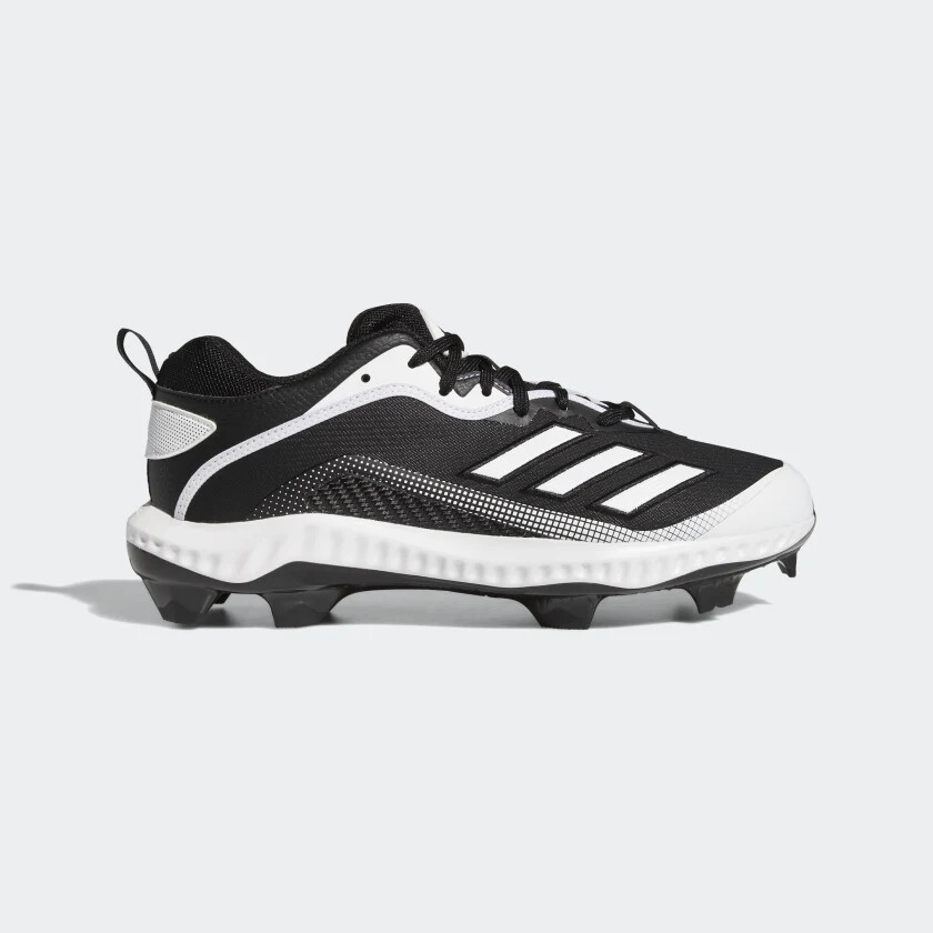 Adidas Size 13.5 Black White Men display picture 2