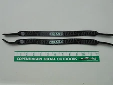 2-GRIZZLY BLACK SUN GLASSES RETAINER STRAPS "NEW/UNUSED"