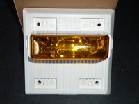 Cooper Wheelock Mta-24mcch-nw Amber Strobe Fire Emergency Alarm Multitone Cooper Wheelock Mta-24mcch-nw Amber Strobe Fire Emergency Alarm Multitone