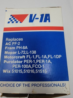 NOS 1980's Group 7 V-1A Oil Filter for Ford Cars and Trucks
