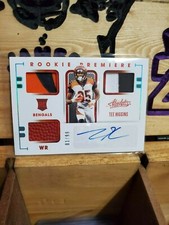 Tee Higgins Absolute Rookie RPA auto 1/99 ebay 1/1 rising NFL star super bowl 