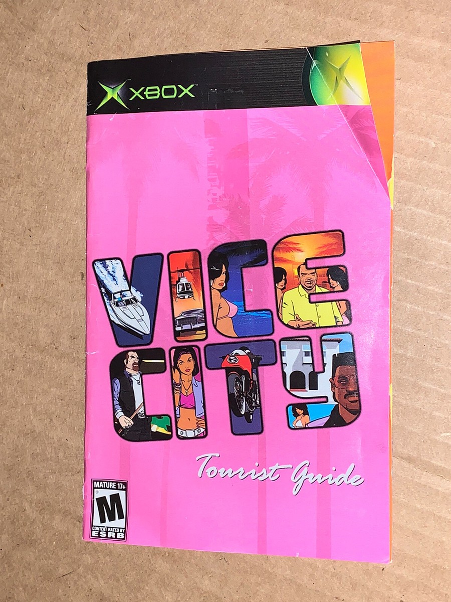 Town Guide Booklet ONLY Grand Theft Auto Vice City Manual Included