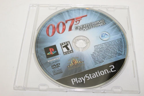 Sony PlayStation 2 PS2 James Bond 007 Everything Or Nothing Disc Only Block Labe