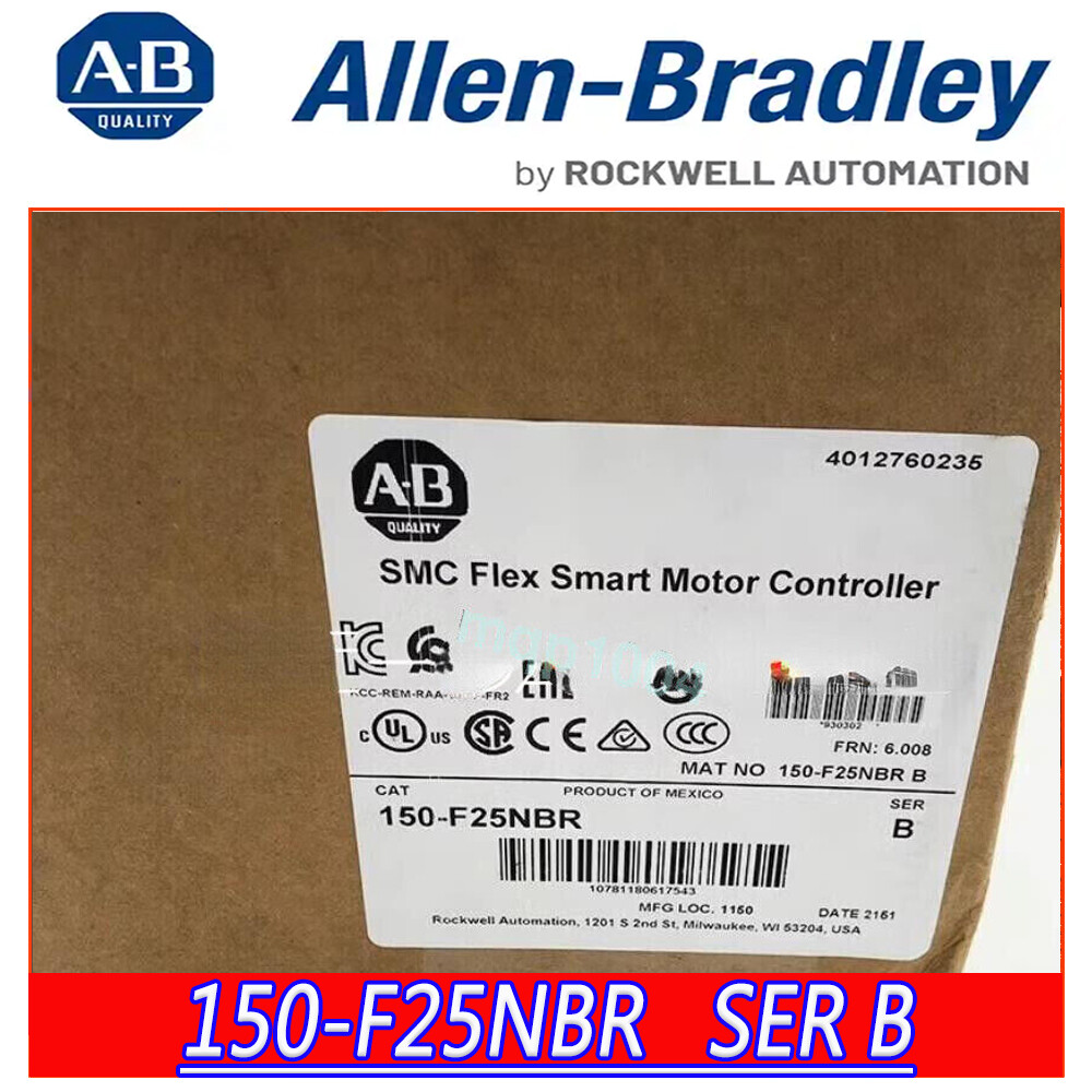 100% New Sealed AB 150-F25NBR Open Smart Motor Controller Spot Goods