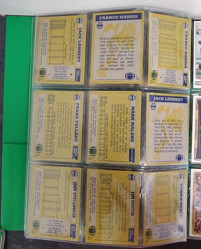 1982 Topps Pittsburgh Steelers Trading Cards Plus More - Picture 4 of 6