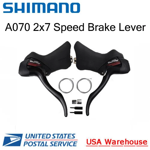 Shimano Tourney A070 2x7 Speed 3PCS Groupset Front Rear Derailleur Shift Brake  - Image 4 of 4