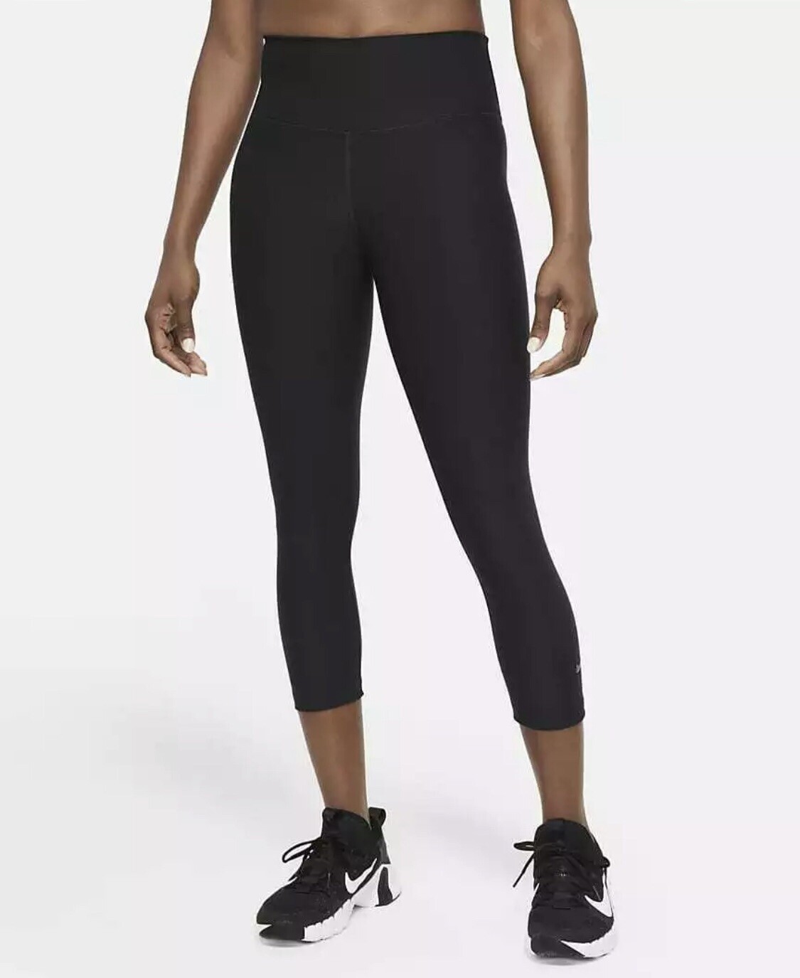 Nike Power Sculpt Hyper High Rise Crop Leggings Black BQ3557-010 Women's NEW