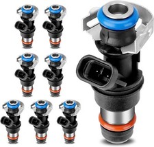 8Pcs Upgrade Fuel Injectors 25317628 For 99-07 Chevy Silverado GMC 4.8/5.3/6.0L