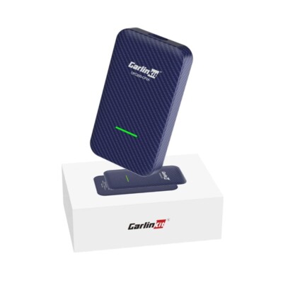 CarlinKit 4.0 2 in 1 Wireless CarPlay & Android Auto Adapter 2024 Upgrade