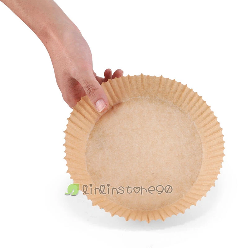 Air Fryer Liners, 100 PCS Disposable Paper Liners, Non-Stick Silicone Oil-proof