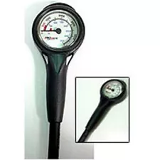 NEW Compact Scuba Dive Single Pressure Gauge BRASS SPG Console PSI & BAR Metric