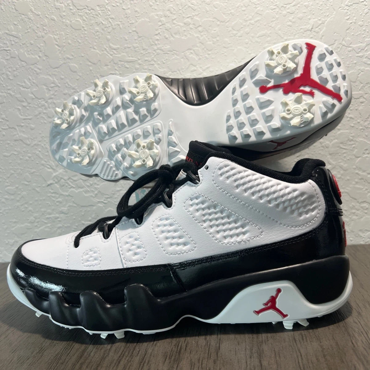 Preços baixos em Jordan 9 Golf Low White Black True Red | eBay