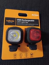 Halfords Front And Rear Bike Lights 