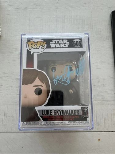 Mark Hamill Signed Autographed FunkoPop Star Wars Luke Skywalker  KB COA sticker