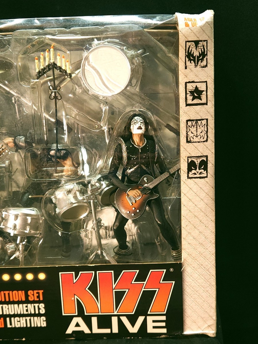 McFALANE TOYS KISS ALIVE フィギュア McFarlane KISS Alive! Deluxe Boxed Set 2002 Limited Edition NIB