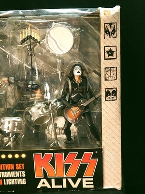 McFALANE TOYS KISS ALIVE フィギュア McFarlane KISS Alive! Deluxe Boxed Set 2002 Limited Edition NIB