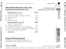 GLAZUNOV: STRING QUARTETS, VOL. 5: NOS. 1  7 NEW CD