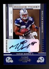 2005 Playoff Contenders Marion Barber Autograph Auto RC - COWBOYS #152