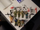 Vintage G.I. Joe LOT OF 9 Action Figures And Accessories 1980s