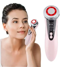 5IN1 Facial Beauty Skin Tightening Machine RF LED Light Photon Therapy Device