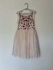 Cat and Jack Girls' Spring Dress Size 8, Floral Pattern