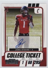 2021 Panini Contenders Draft Picks College Ticket James Wiggins #307 Auto 1q6u