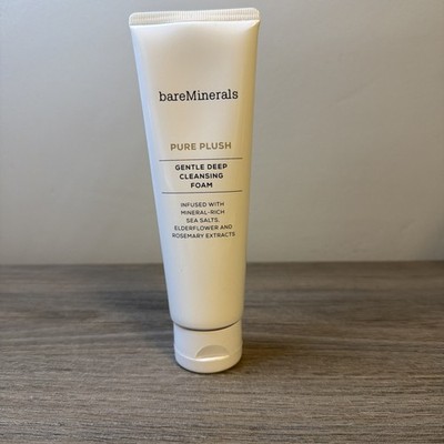 BareMinerals PURE PLUSH Gentle Deep Cleansing Foam Full Size 4.2 oz NWOB Sealed