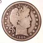 1906-O Barber Half Dollar, #3100