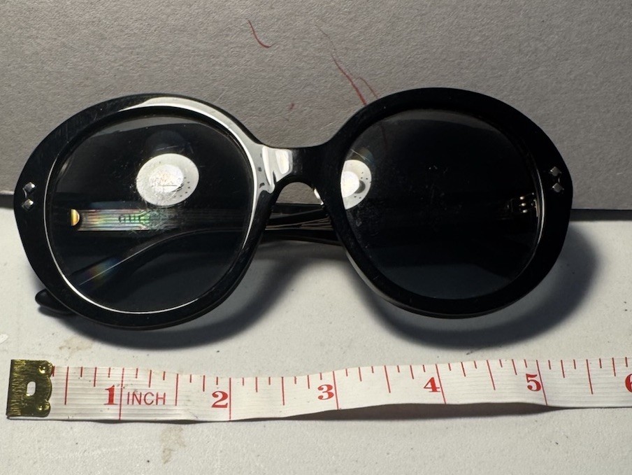 Gucci Sunglass Frames  ONLY Oversized Round Black - image 4