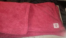 T-mobile Cozy Pink Plush Throw Blanket