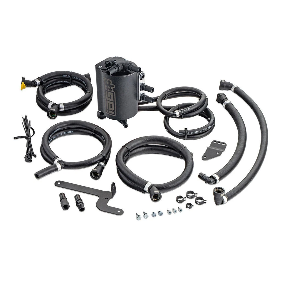 IAG Performance Air Oil Separator AOS for Subaru WRX 2015-21 - Black Foto 2 de 4