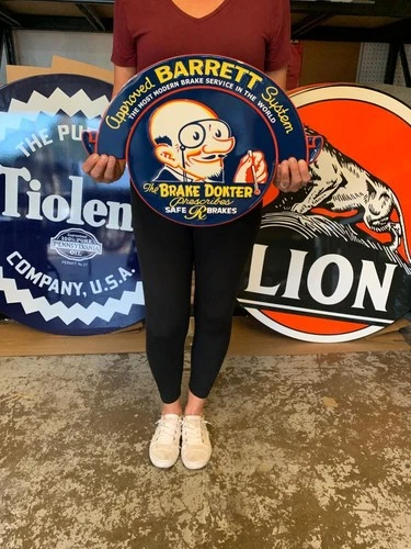 Antique Vintage Old Style Metal Sign Brake Doctor 20x14 Made in USA