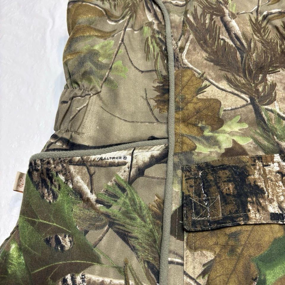 She Safari Realtree Camo Camouflage Fleece Lined Hunting Vest Women’s Large - Image 2 of 4