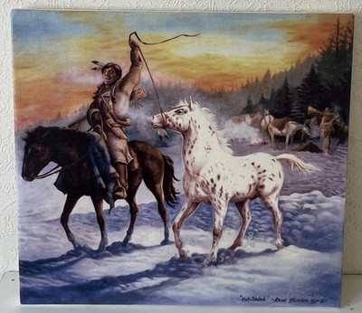Indianer Indianer zu Pferd [Out Traded] Leinwandbild Bild