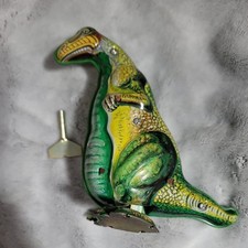 Vintage BLIC Tin Toy Dinosaur Wind-Up Godzilla Kaiju used Monster Sci-fi no box