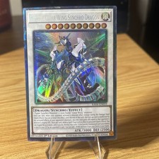 Dragón sincronizado ala cristalina (PCR) RA04-EN059 cuarto de siglo estampida 1er