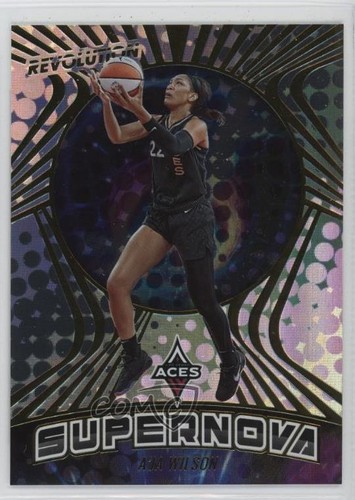 A'ja Wilson #9 2022 Panini Revolution WNBA Supernova card