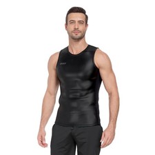 Wetsuit Vest Men, Sleeveless Wetsuits Upgrade CR Neoprene 2mm Wet Suit for Wa...