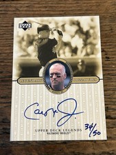 2000 Upper Deck Legends #S-CR Cal Ripken Jr. Legendary Signatures Auto Gold /50