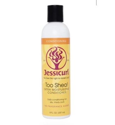 Jessicurl Too Shea! Extra Moisturizing Conditioner Vegan Curly Hair 8 fl oz