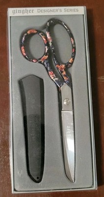 GINGHER LIMITED EDITON DESIGNER SERIES 8'' DRESSMAKER SCISSORS G-DS2 NEW