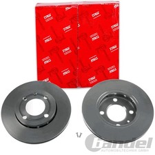 2X TRW BREMSSCHEIBEN 239mm BELÜFTET VORNE PASSEND FÜR SEAT AROSA VW LUPO POLO |