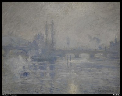 John Henry Twachtman the Bridge O 1 Vintage Kunstdruck Poster Wanddeko Interieur