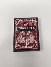 CROWN DECK V2 Embossed Tuck - RED - Playing Cards