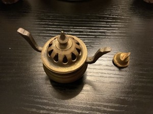 Vintage Brass Incense Burner- Brass Tiny Bell