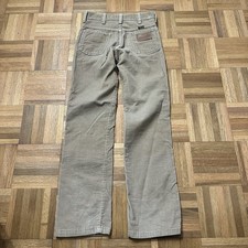 Vintage Wrangler Corduroy Pants 1970s 26x28 Student Size