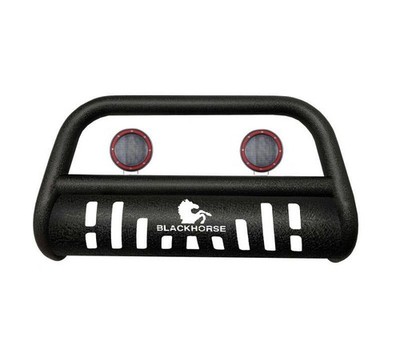 Black Horse Bull Bar-T Kit Textured BK Fit 2002-2007 GMC Envoy